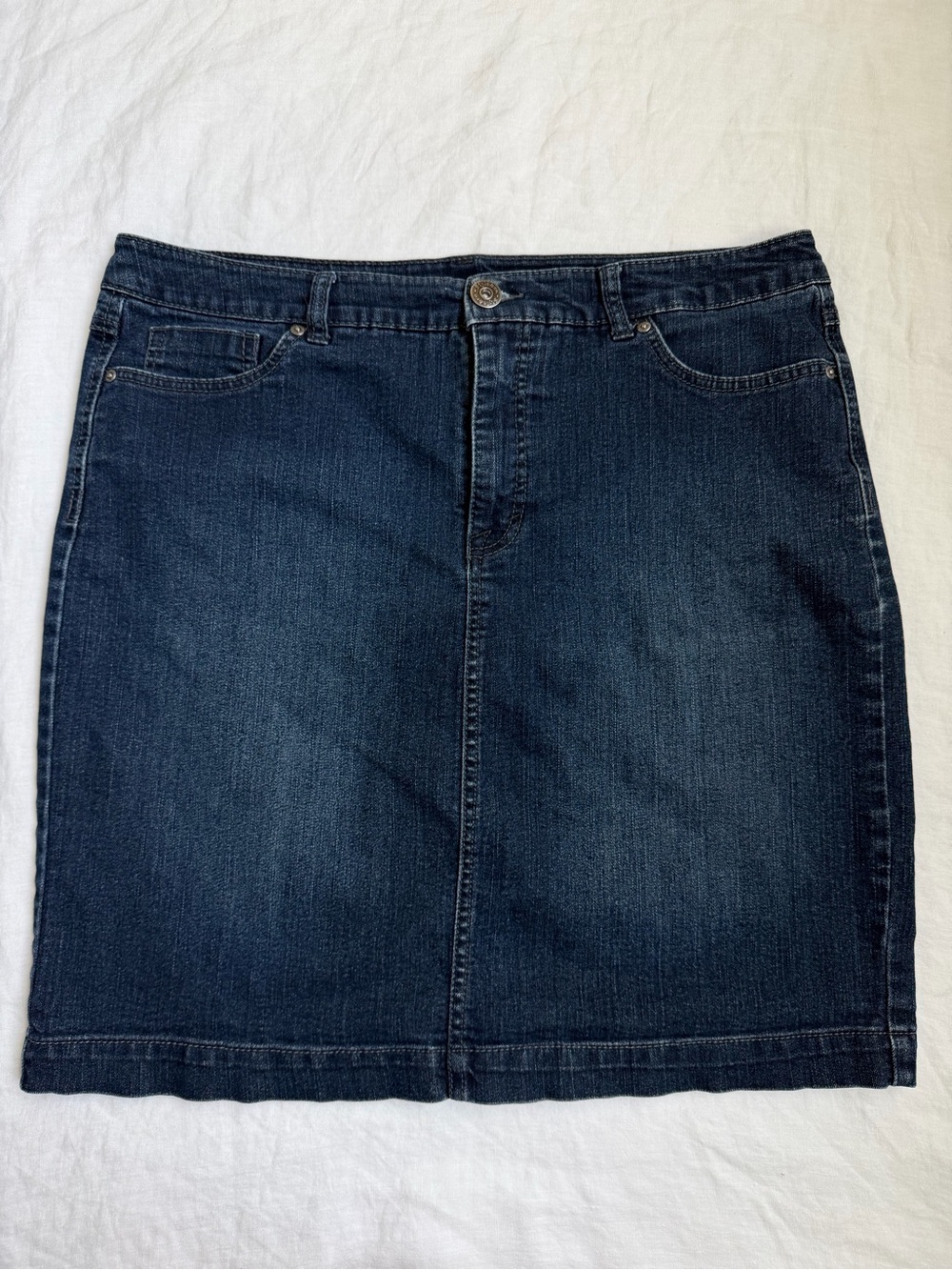 Style & Co. Dark Indigo Denim Pencil Skirt